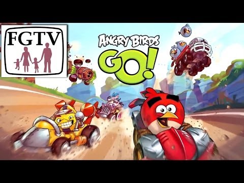 Angry Birds Go! First Look At Game Play, Telepod Tie-In on iPad - YouTube thumbnail