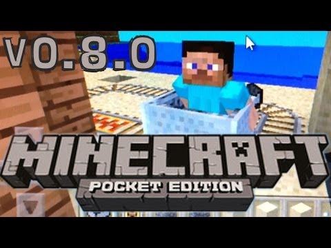 Minecraft Pocket Edition 0.8.0 Preview – Vegetables, Minecarts, Carpets And Redstone For Christmas? - YouTube thumbnail