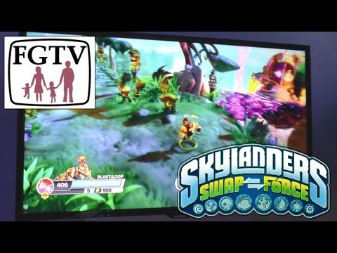 Skylanders Swap Force Huge 30 Min Gameplay Hands-on – Grim Creaper, Hoot Loop & Series 3 Spyro - YouTube thumbnail