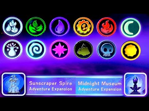 Trap Team Sun & Moon Element Adventure Packs in Game Menus - YouTube thumbnail