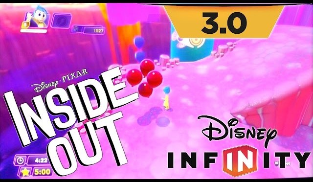 Disney Infinity 3.0 Inside Out Playset Game-Play – Fear, Anger, Joy, Sadness, Disgust