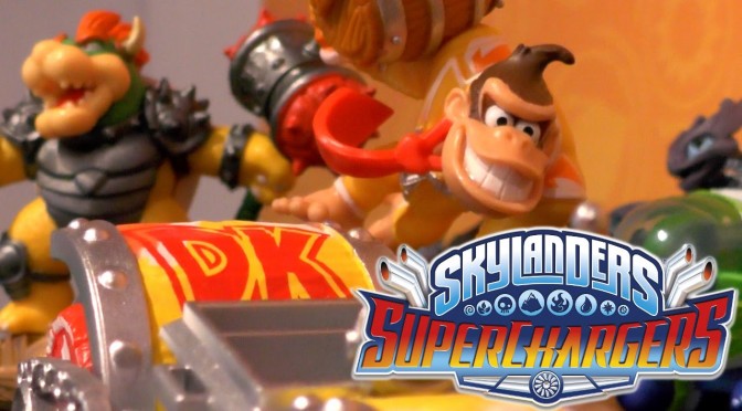 Skylanders Superchargers – Amiibo Donkey Kong & Bowser Wii U Game-Play