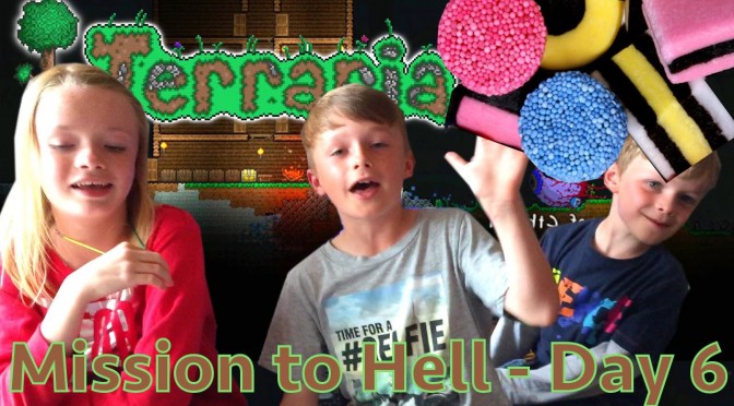 Kids Play Terraria Part 6 – Sweet Surprise Results!