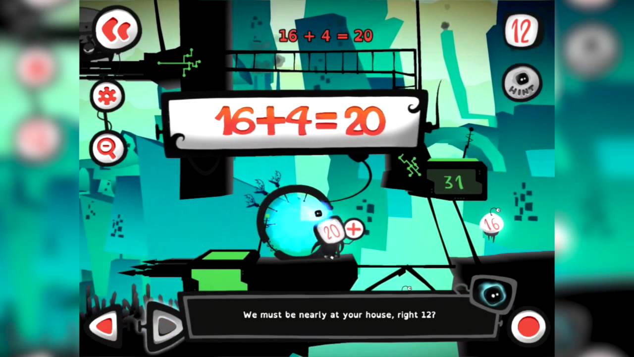 Twelve magically combines Maths and Platforming