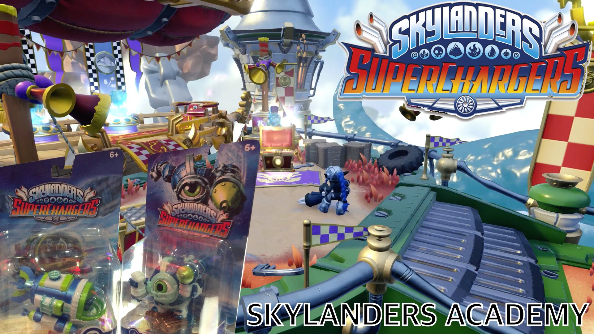 All SuperChargers – Smash Hit, High Volt, Academy Game-Play and Packaging