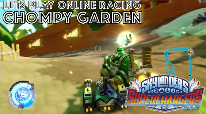 Let’s Play Skylanders Kart Racing – Chompy Garden Game-Play