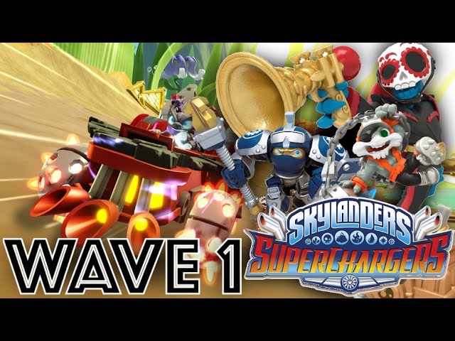 Wave 1 Skylanders SuperChargers – Every Character & Vehicle