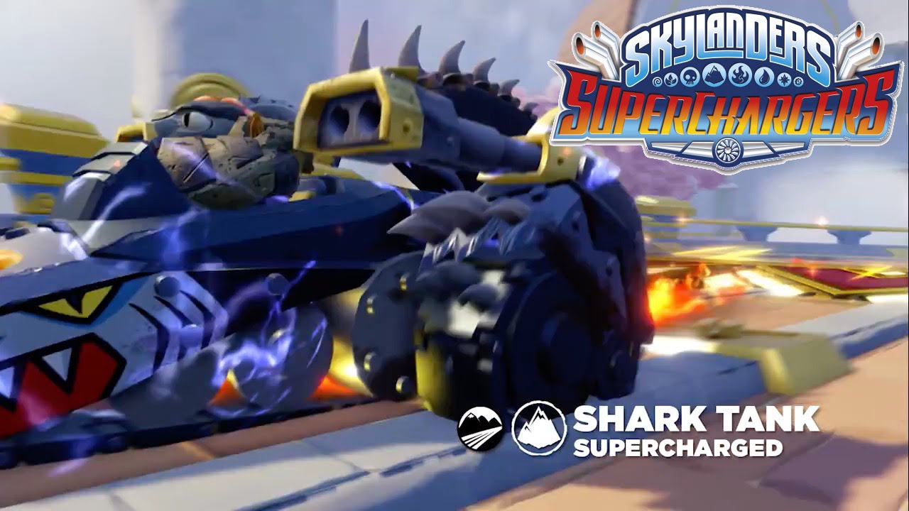 Skylanders Superchargers – Meet Shark Shooter Terrafin & Shark Tank