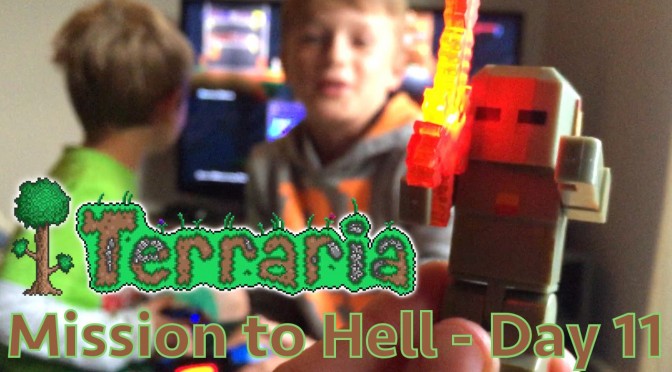Terraria Part 11 – Crafting Armour and Weapons Fit For Hell