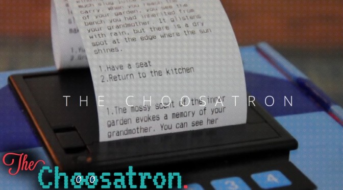 Choosatron – Print and Write Your Own Adventure