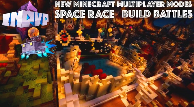 New Minecraft PE Multiplayer Modes “Space Race” and “Block Hunt” [InPVP Nova]