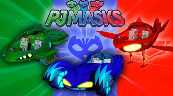 Let’s Play PJ Masks Vehicle Challenge Game