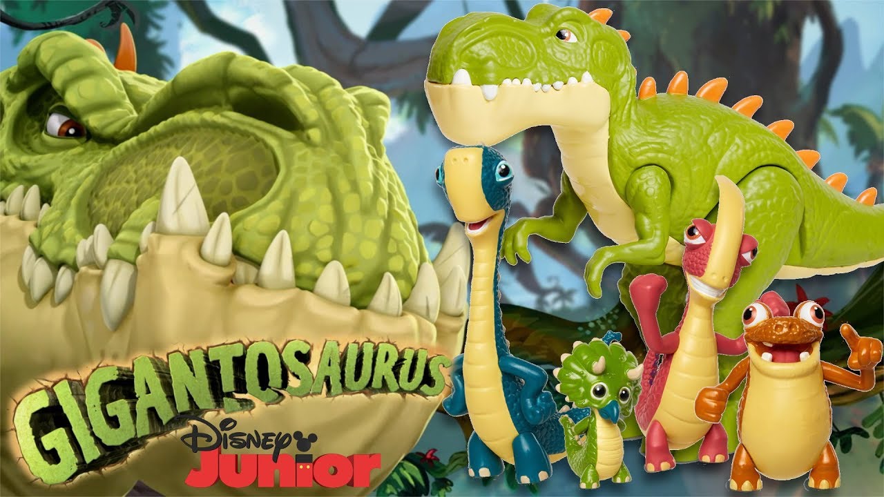 New Disney Dinosaur Show! Gigantosaurus Episodes Clip and Toys
